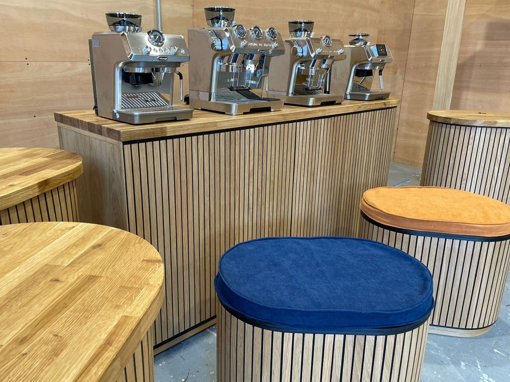 DeLonghi Plinths, Bar and Seats